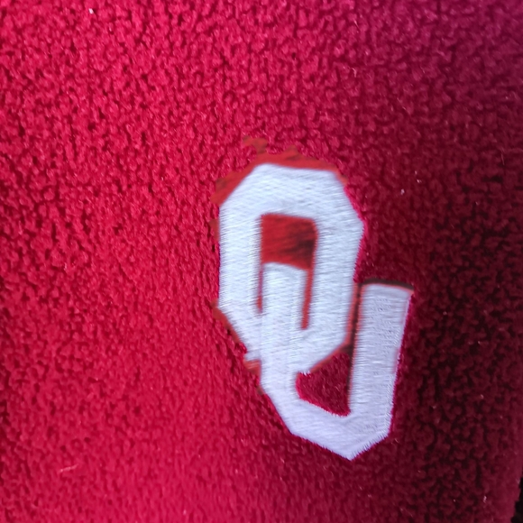 Crimson OU fleece jacket - Picture 2 of 4